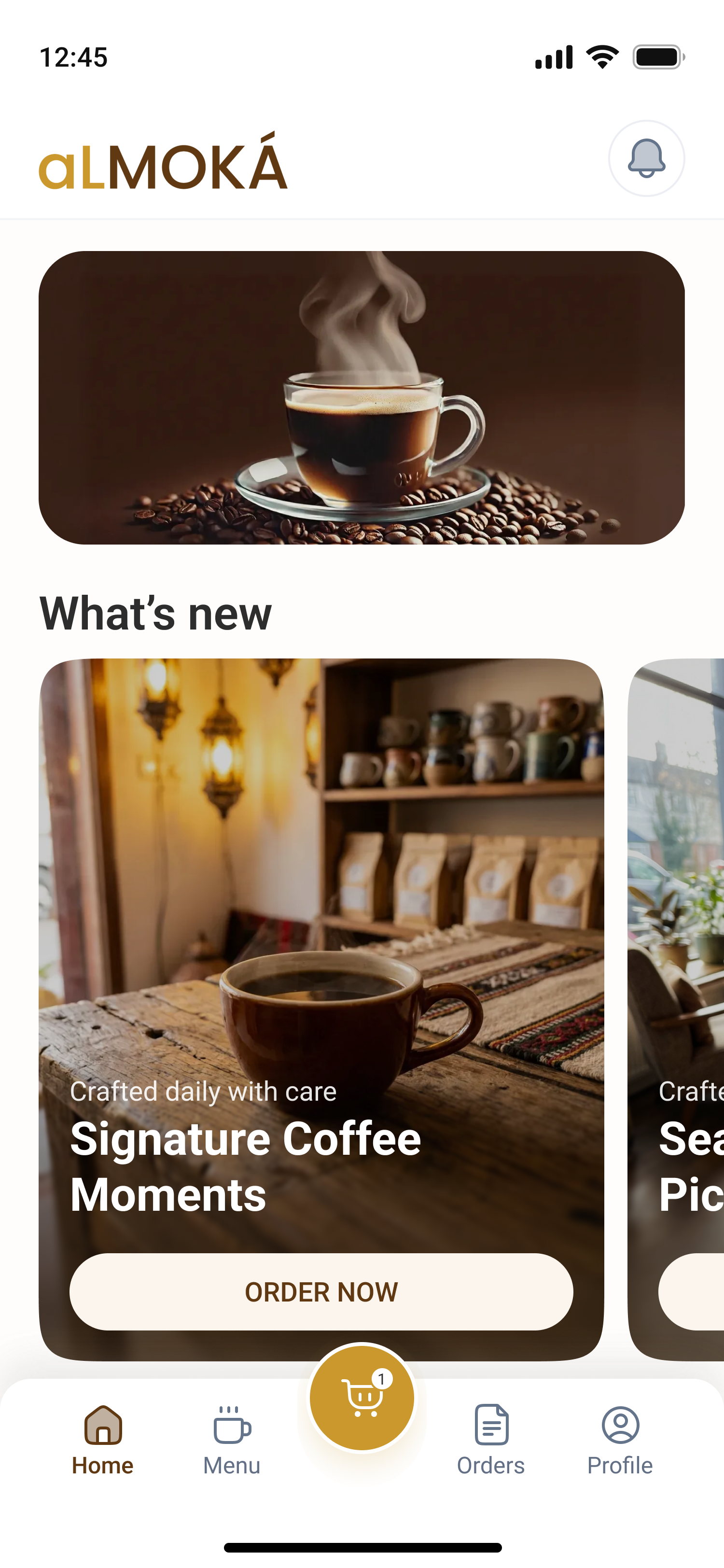 alMoka App Mockup